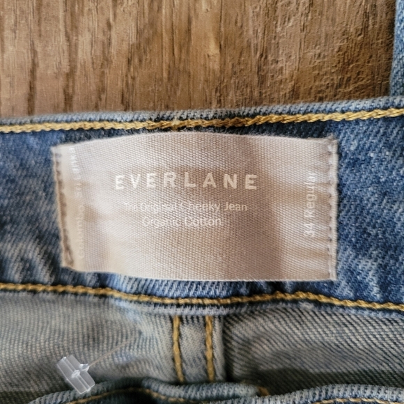 Everlane Mens Classic Blue Denim Jeans - Picture 7 of 14